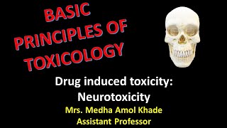 Drug induced toxicity Neurotoxicity [upl. by Nnylylloh]