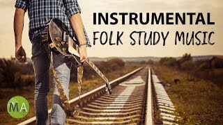 Instrumental Folk Study Music MultiTrack  Memory Study Aid with Isochronic Tones [upl. by Gabriell141]