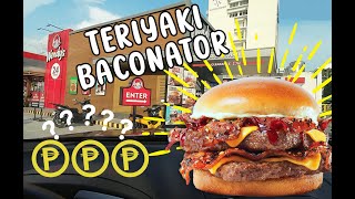 WENDYs New Teriyaki Baconator  Lets Find Eat [upl. by Clayberg387]