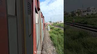 12473 sarvodaya super fast express running at 80 kmh [upl. by Anairdna]