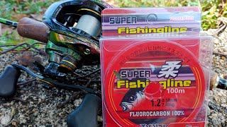 Test amp Review Tali Fluorocarbon 100 Murah Shopee  ep61 [upl. by Collie107]