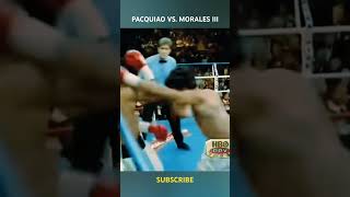 MANNY PACQUIAO VS ERIK MORALES 3  MOST HIGHLIGHTS FIGHT  SHORT VIDEO🥊 [upl. by Nessy]