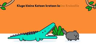 Kluge kleine Katzen kratzen keine Krokodile [upl. by Domineca]