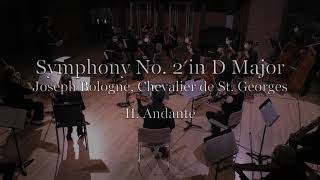 Symphony no 2 in D Major by Joseph Bologne Chevalier de SaintGeorges [upl. by Atikim]