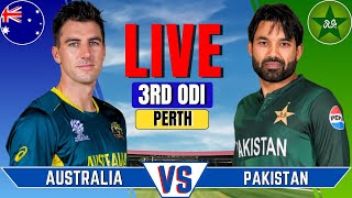 Pakistan vs Australia 3rd ODI  Live Cricket Match  PAK vs AUS Live Match Today  PAK vs AUS [upl. by Talich]