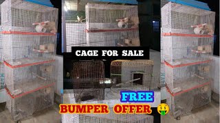 BUMPER OFFER 🤑 BIRDS CAGE FOR SALE 🤩 2 CAGE FREE 💥  IN HYDERABAD  7386508017 [upl. by Balf]