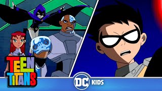 Robin Turns on The Titans  Teen Titans  dckids [upl. by Ycats570]