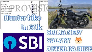 SBI JA increased salary after DA hike 😍 salary sbiclerk sbipo ibpsrrbclerk sbi [upl. by Iolenta]