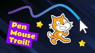 Crafting a 100 Pen Mouse Trail in Scratch  Tutorial [upl. by Tace]