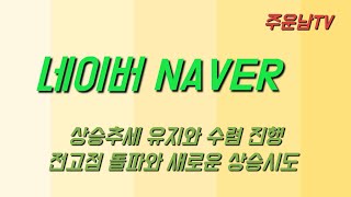 네이버 NAVER 주가 추세 분석 이제 중요한 변곡점입니다 대응방법 체크하세요 [upl. by Umberto]