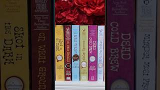 The Coffeehouse Mystery Series  My Complete Collection bookshelf tour [upl. by Arber]