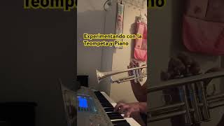 Improvisando Trompeta y Piano Reggae Time musician reggae trumpet trumpetplayer trumpetsolo [upl. by Godiva]