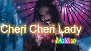 Cheri Cheri Lady  Maléna  Vietsub  Lyrics  TikTok [upl. by Onder206]