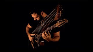 quotHarpborough Fairquot 21 string harp guitar played by Javier Rubio Carballo🔥 Scarborough Fair arr [upl. by Adyeren]