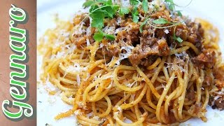 Perfect Spaghetti Bolognese with Gennaro [upl. by Naam]