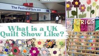 My Visit to The Festival of Quilts 2023  Inside a UK Quilt Show [upl. by Katz]