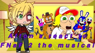 Afton’sJeremy react to FNaF 2 the musical by LHUGUENY [upl. by Yajiv]