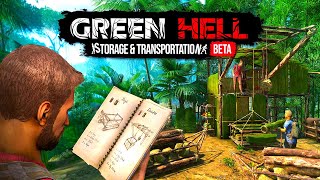 New Big Update Storage Transportation  Green Hell Gameplay  First Look [upl. by Wheaton]