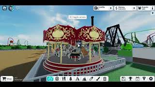 riding my all rides in my theme park tycon 2 I have so many rides [upl. by Chantalle]