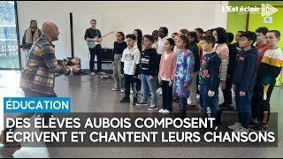 Des élèves aubois composent écrivent et chantent leurs chansons [upl. by Netta50]