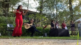 Violin and guitar duo performing in Charleston SC [upl. by Assadah]