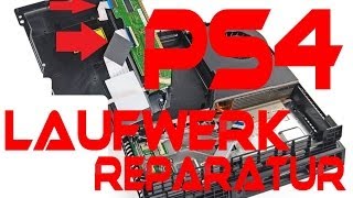 PS4 defektes Laufwerk reparieren  LW Reparatur der PlayStation 4 HD [upl. by Ened]