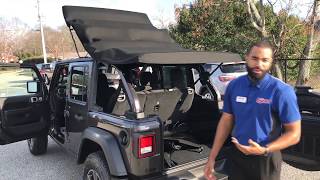 New 2018 Wrangler JL Soft Top Removal and Installation [upl. by Troy]