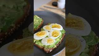 Avocado Toast Boiled Egg [upl. by Thorbert831]