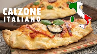 CALZONE ITALIANO  RECETA FÁCIL [upl. by Alenairam491]