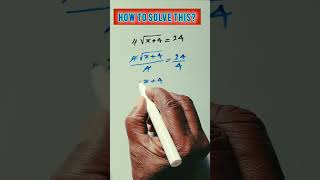 Solving Radical Equations shorts foryou fypage fyp maths mathematics algebra [upl. by Nelyaw691]