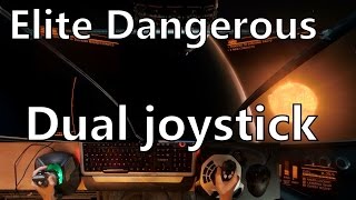 Elite Dangerous dual joystick setup docking and combat beta 204 [upl. by Riggall953]