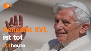 Benedikt XVI im Alter von 95 Jahren gestorben  ein Rückblick [upl. by Berfield808]