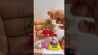 Llaveritos de Cereza 🍒 ✨ parati diy shortvideo llaveros cherry fypシ゚viral [upl. by Annabal]