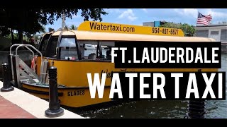 Ft Lauderdale WATER TAXI  Plan your OWN all day SIGHTSEEING [upl. by Marfe310]