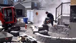 landscaping Permacon Kubota [upl. by Nywroc]