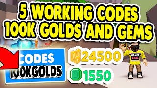 ALL EPIC GOLD AND GEMS CODE FOR RPG SIMULATOR ROBLOX [upl. by Airam]