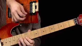 Rock Guitar Lesson  latin groove solo 1  Trey Alexander [upl. by Lacy966]