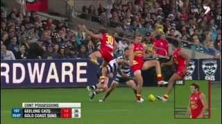 Round 10 AFL  Geelong v Gold Coast Suns Highlights [upl. by Hannazus194]