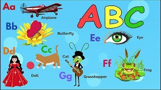 Learn the English Alphabet  The Letters ABC for children [upl. by Alford]