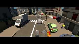 Simulateur de Conduite Develter  Situations a risques au milieu dun traffic intelligent AI [upl. by Yeargain]