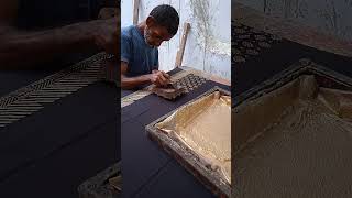 Learn Block Printing Today 🎨✋ BlockPrint ArtTips DIY [upl. by Thornie]