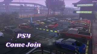 Ps4 Gta5 Car Meets Slideshows Cutting Up 4th of July Update [upl. by Josefa]