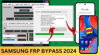 Samsung FRP Bypass 2024 a02a05a12a14a04sa21sm11a10s All Samsung Frp Bypass New Tool [upl. by Brana]