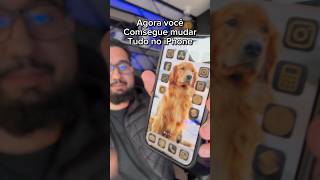 Como personalizar tudo no iPhone com ios18 [upl. by Lyram]