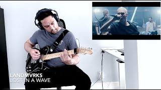 LANDMVRKS  Lost In A Wave Guitar Cover One Take [upl. by Yelrah]