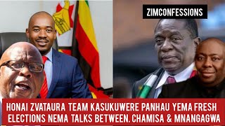 Honai Zvataura Team Kasukuwere Panhau Yema Fresh Elections Nema Talks Between Chamisa amp Mnangagwa [upl. by Lydie]