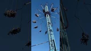 Luna park Melbourne supernova swing melbourne lunapark travel Australia shorts thrilling [upl. by Ellett]