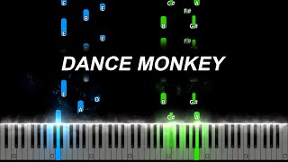 Tones and I  Dance Monkey Piano Tutorial [upl. by Nehcterg]