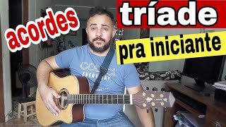 formação de acordes com tríade [upl. by Arrimat]