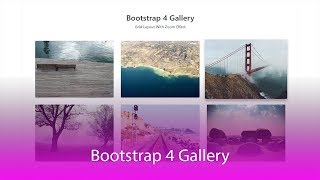 How to create Responsive LightBox Gallery with Bootstrap 4 [upl. by Eelir]